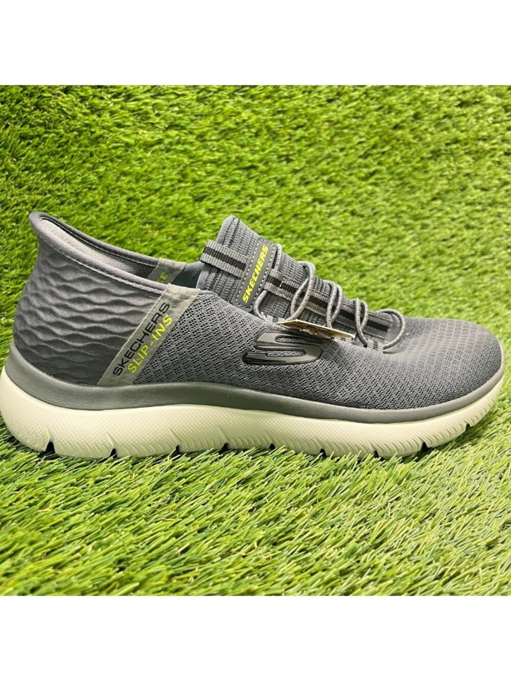 Skechers Summits High Range Mens Size 7.5 Gray Athletic Running Shoes Sneakers